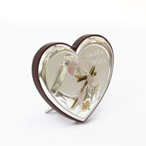 Quadretto in legno di S. Rita - Cuore