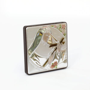 Quadretto in legno di S. Rita - Quadrato