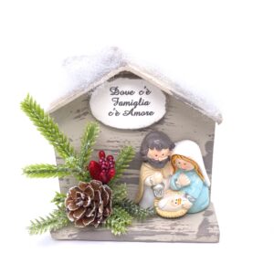 Casa con presepe - Natalizia